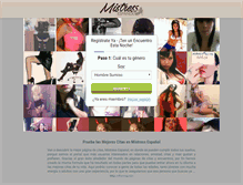 Tablet Screenshot of mistressespanol.com